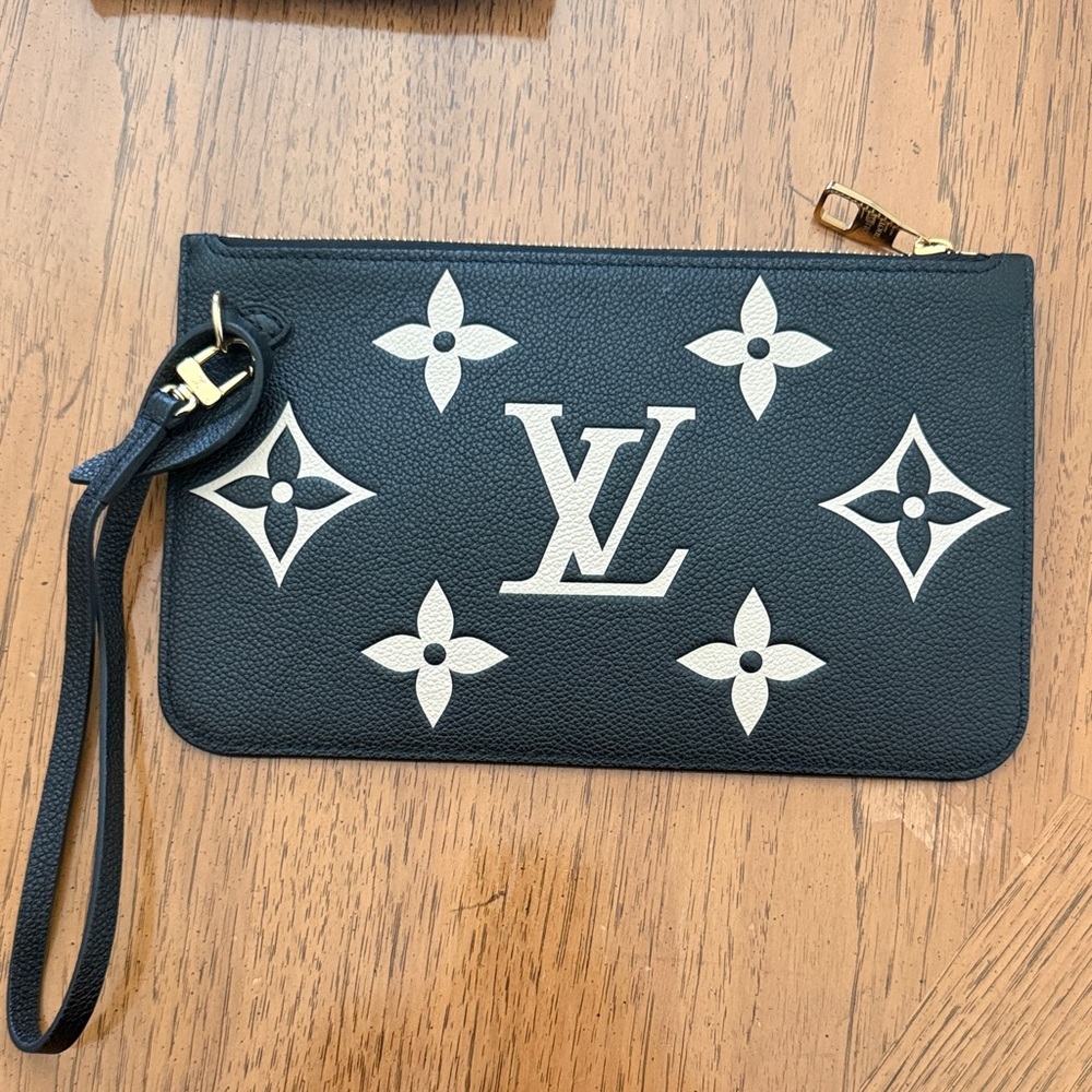 Louis Vuitton Monogram Black and White Pouch